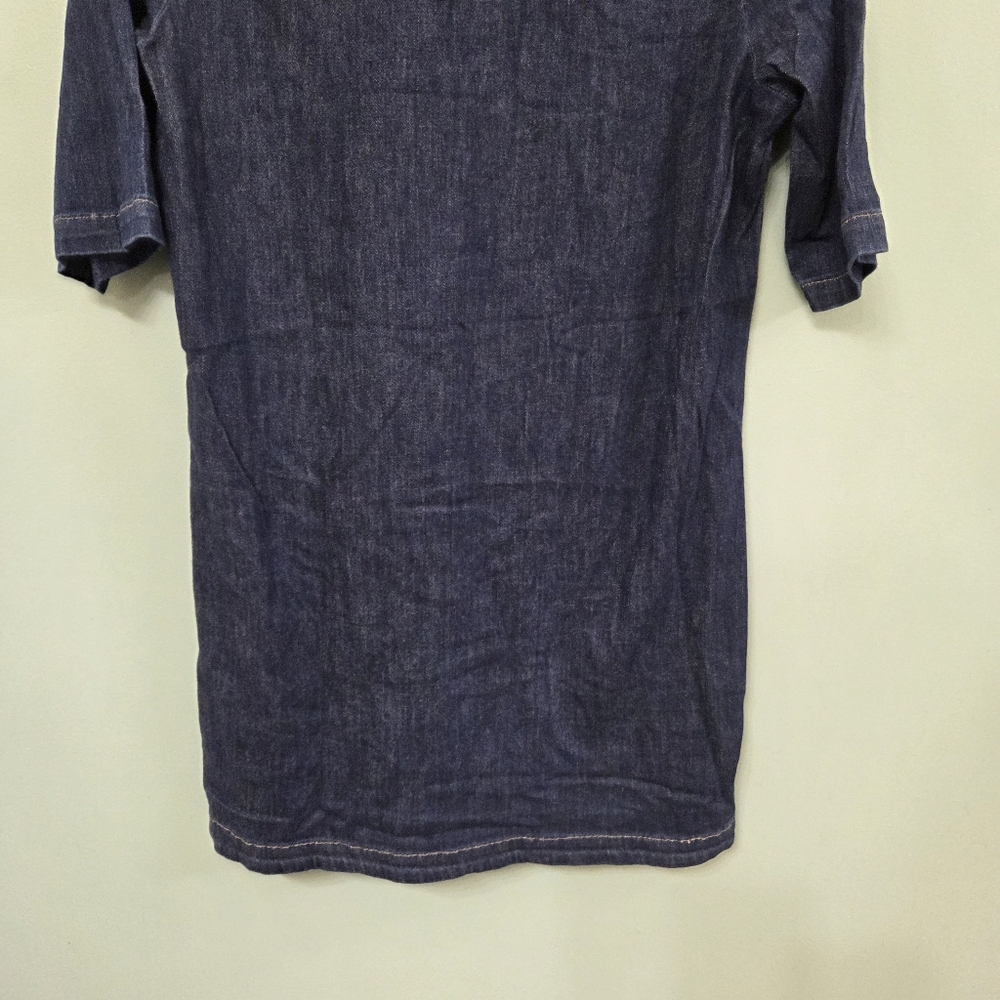 MOTHER The Tunic Dress Women's Large Coastal Denim Summer Resort Cruise - Picture 13 of 13